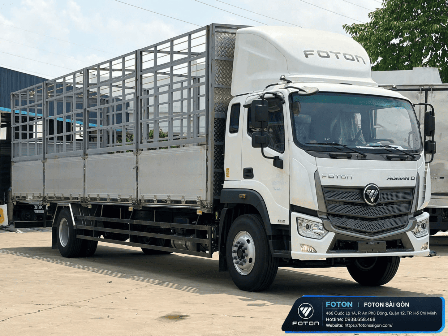 Xe Tải Foton Auman Tải 7 Tấn Thùng Bạt Dài 9m9